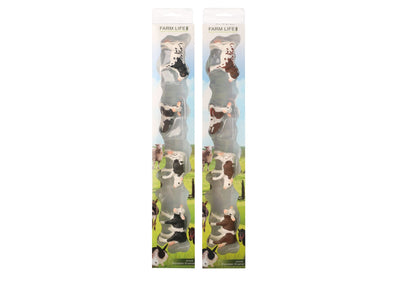 Galaxy Set of 4 Realistic Cow Figurines