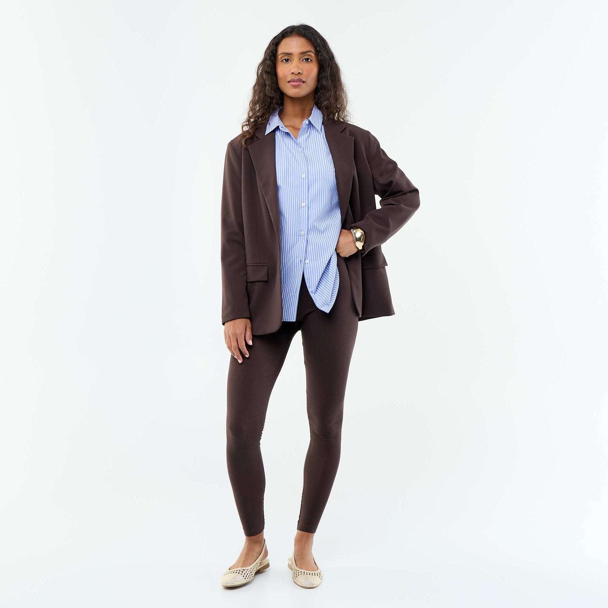 Sports leggings BROWN