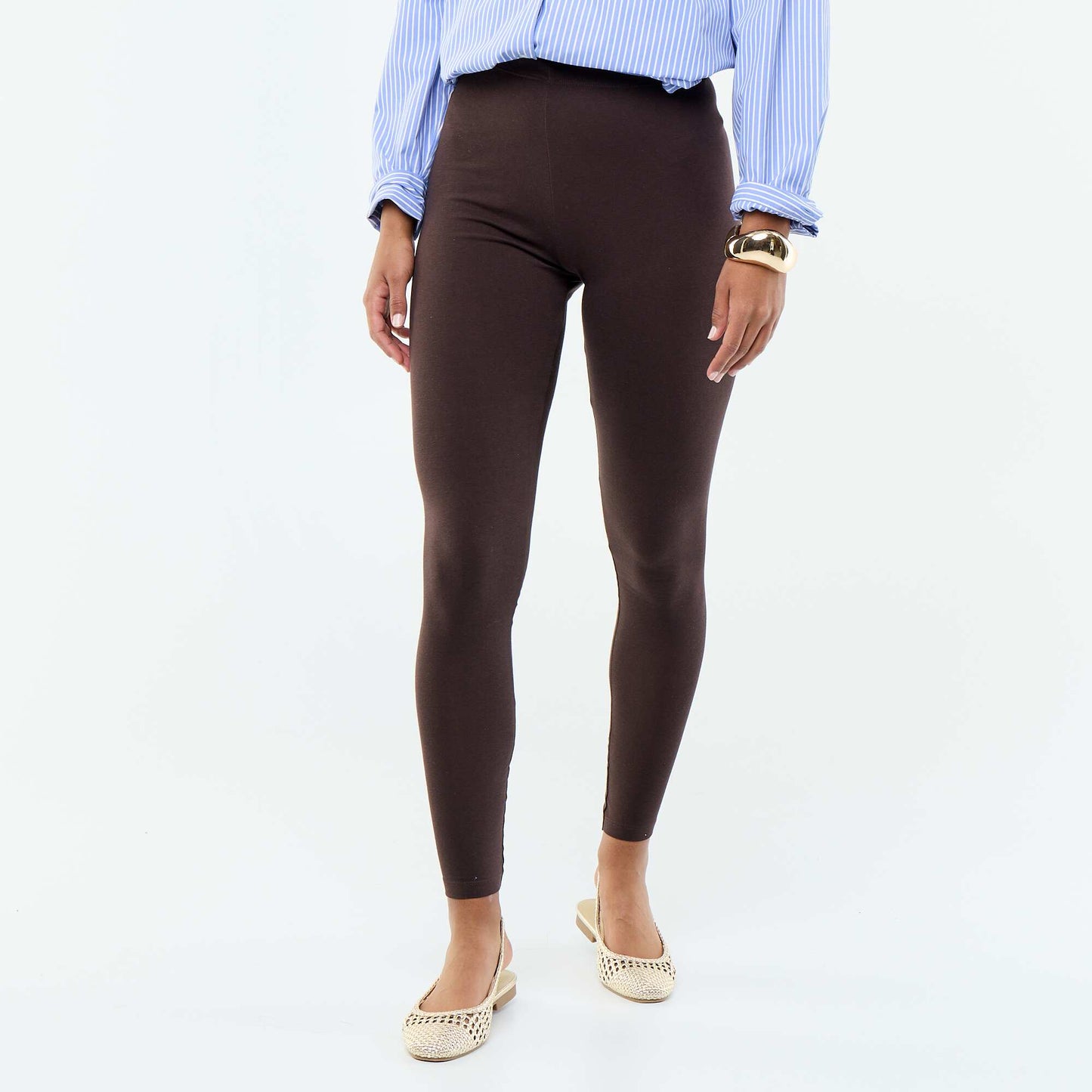 Sports leggings BROWN