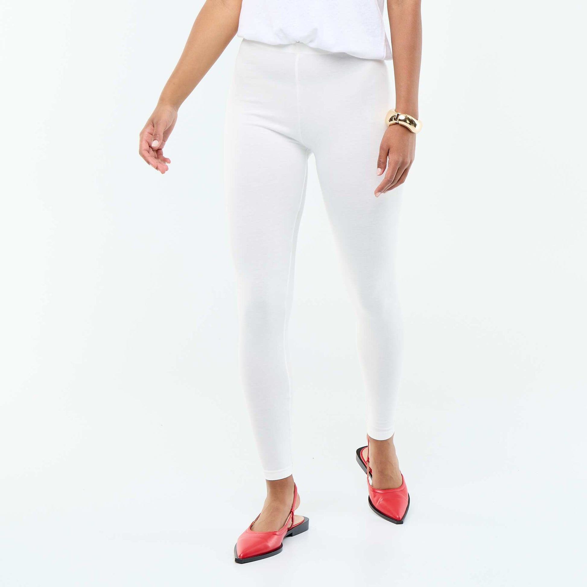 Sports leggings WHITE