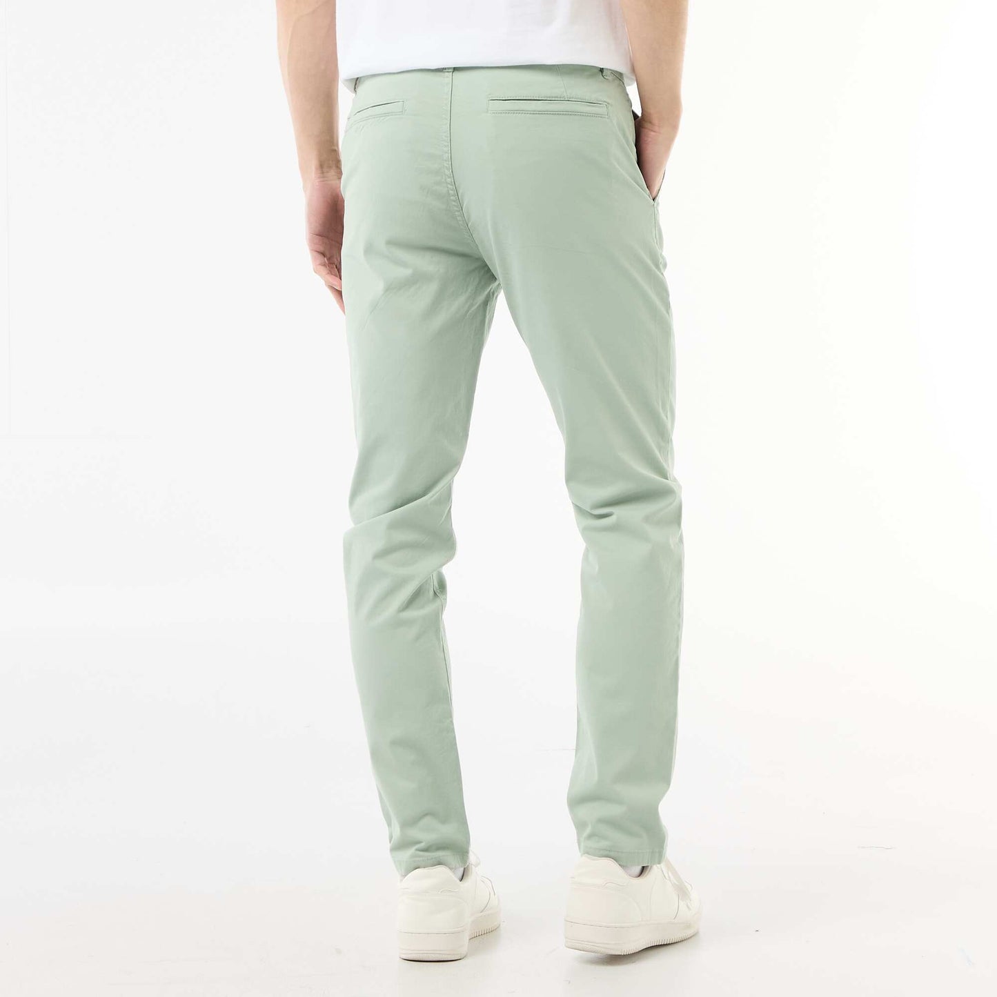 Slim-fit chinos GREEN