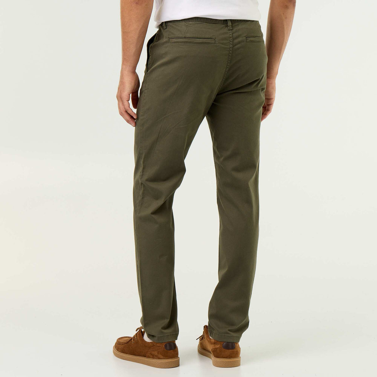 Slim-fit chinos GREEN
