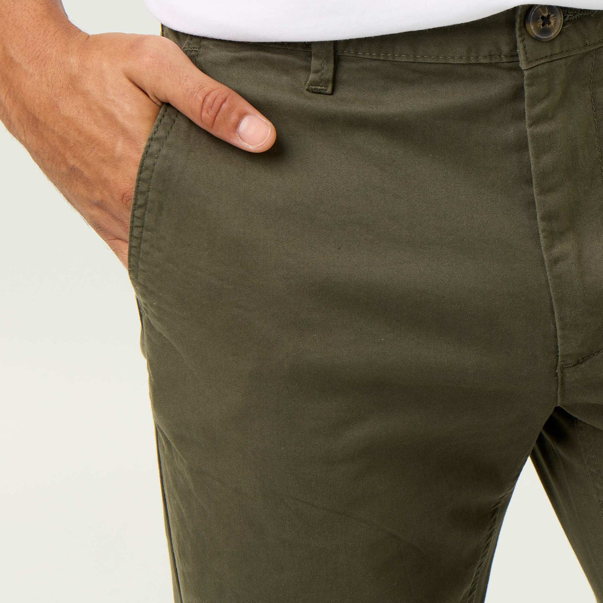 Slim-fit chinos GREEN