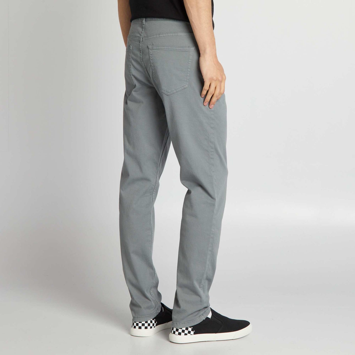 Slim 5-pocket chinos - L32 BLUE