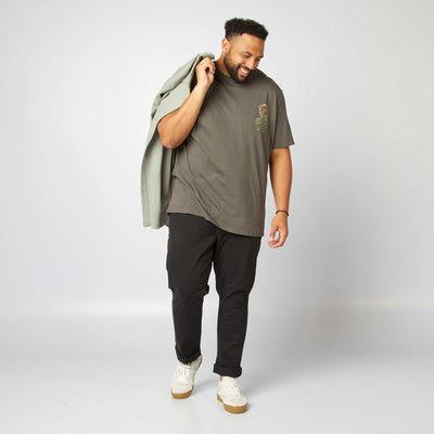 Slim-fit L32 trousers Black