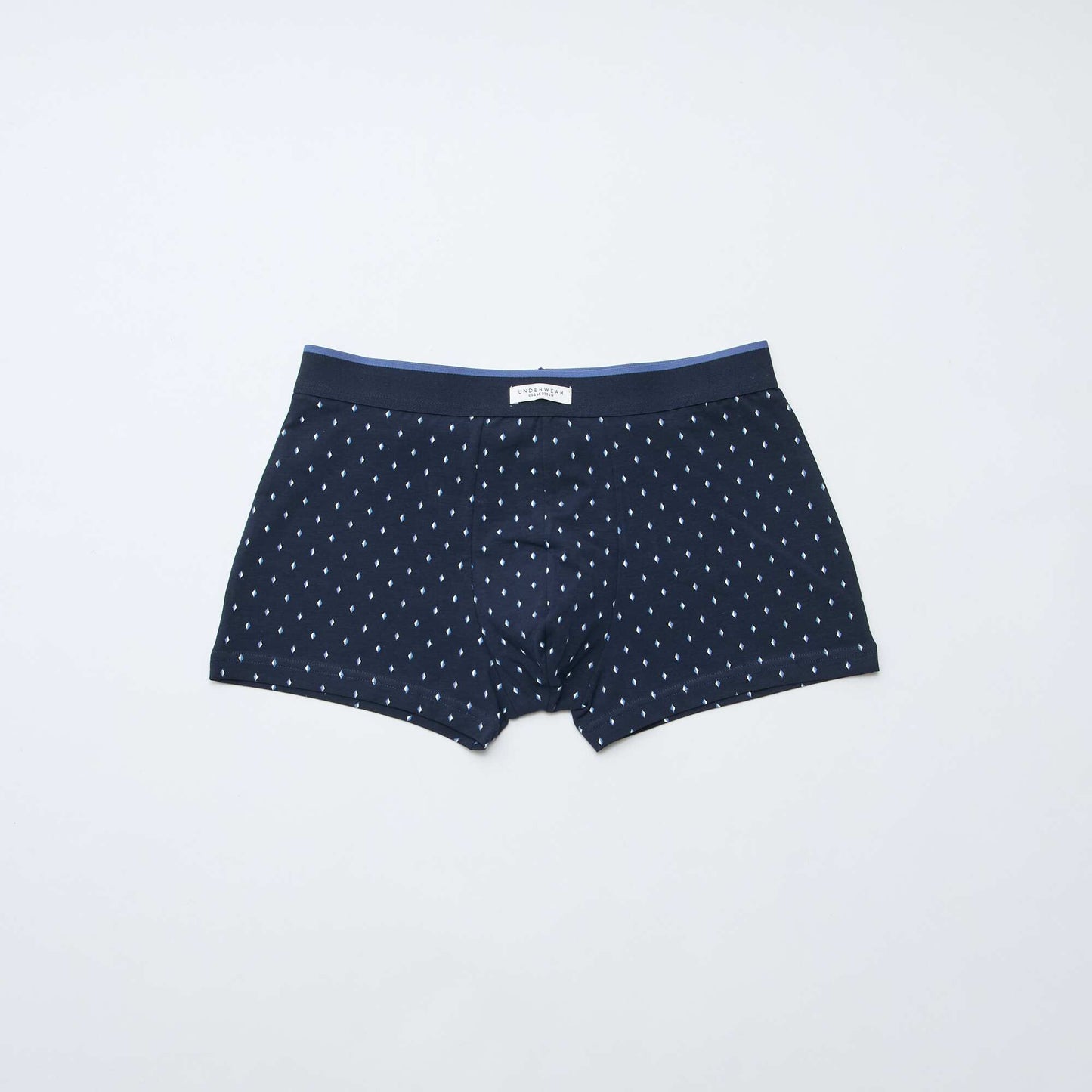 Pack of 3 pairs of stretch boxer shorts BLUE