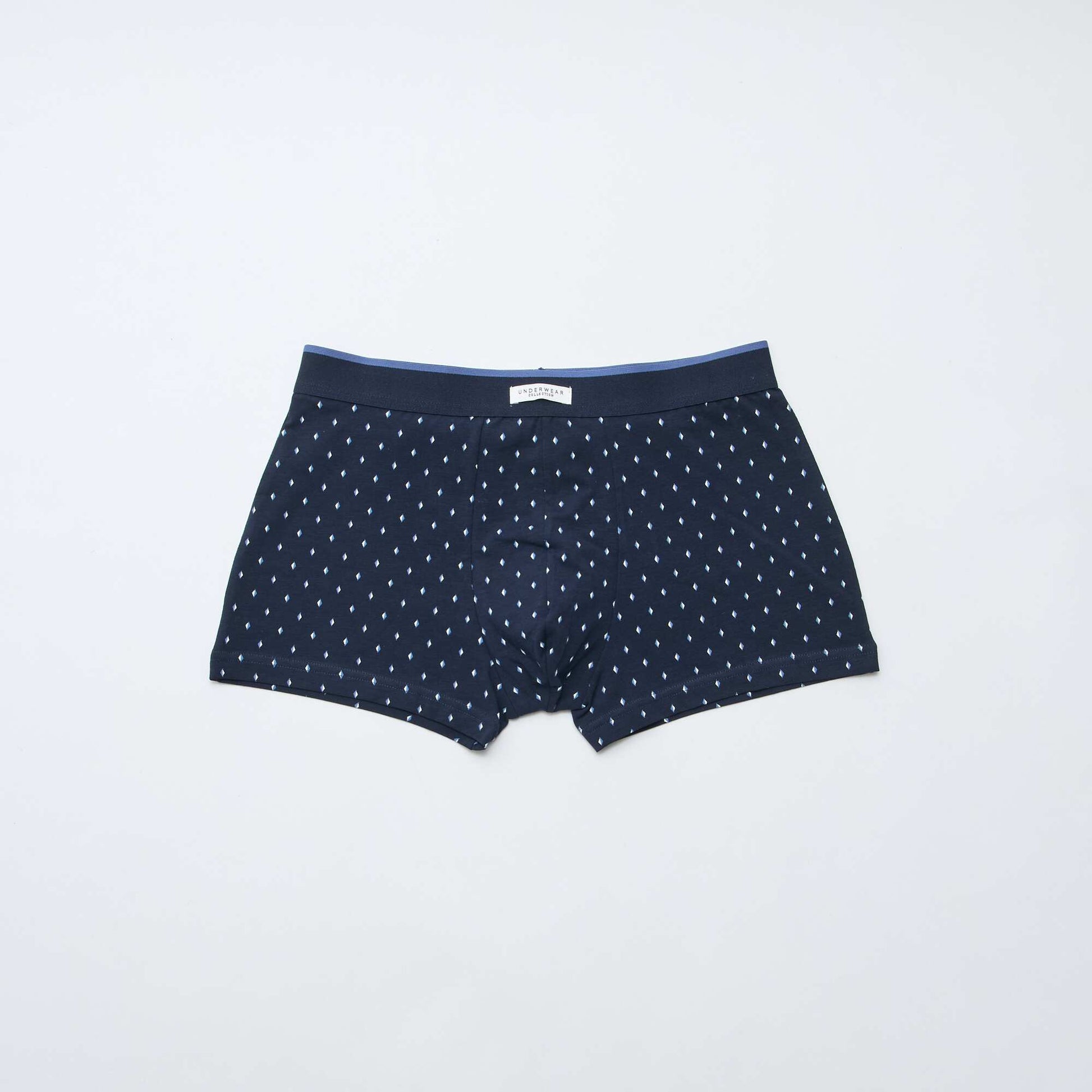 Pack of 3 pairs of stretch boxer shorts BLUE