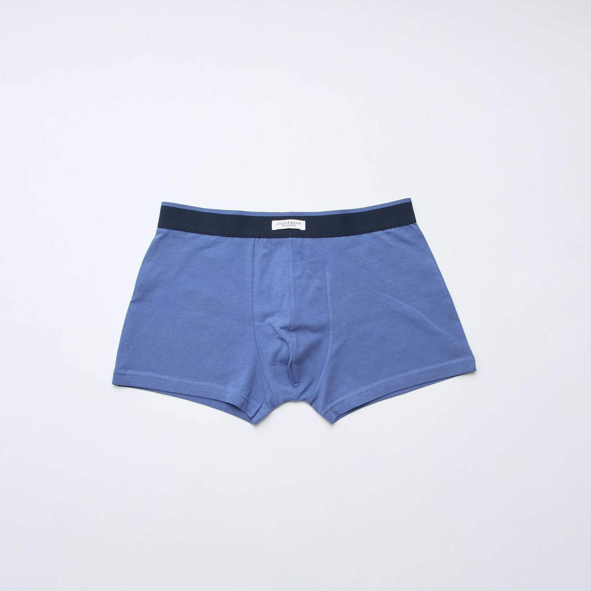 Pack of 3 pairs of stretch boxer shorts BLUE