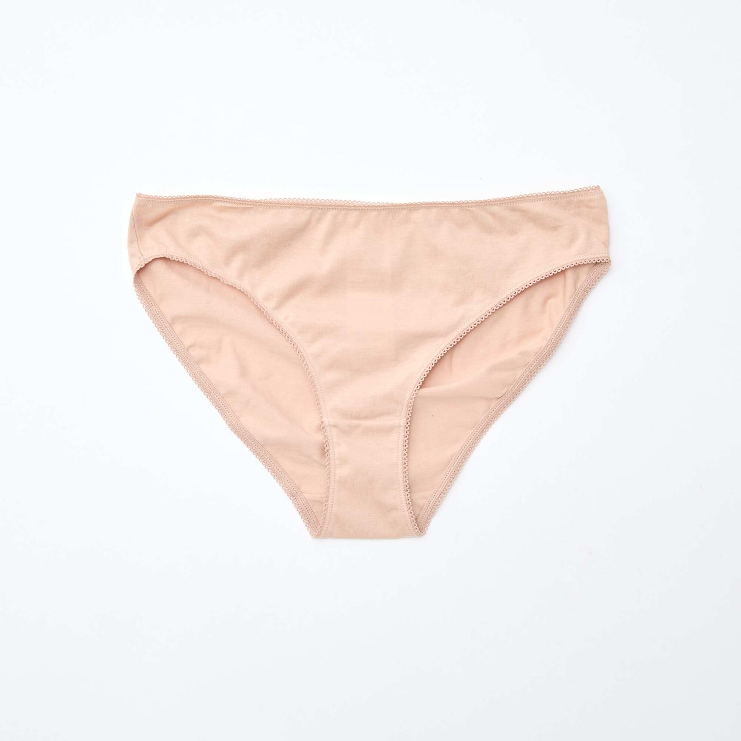 Pack of 5 plain cotton briefs BROWN