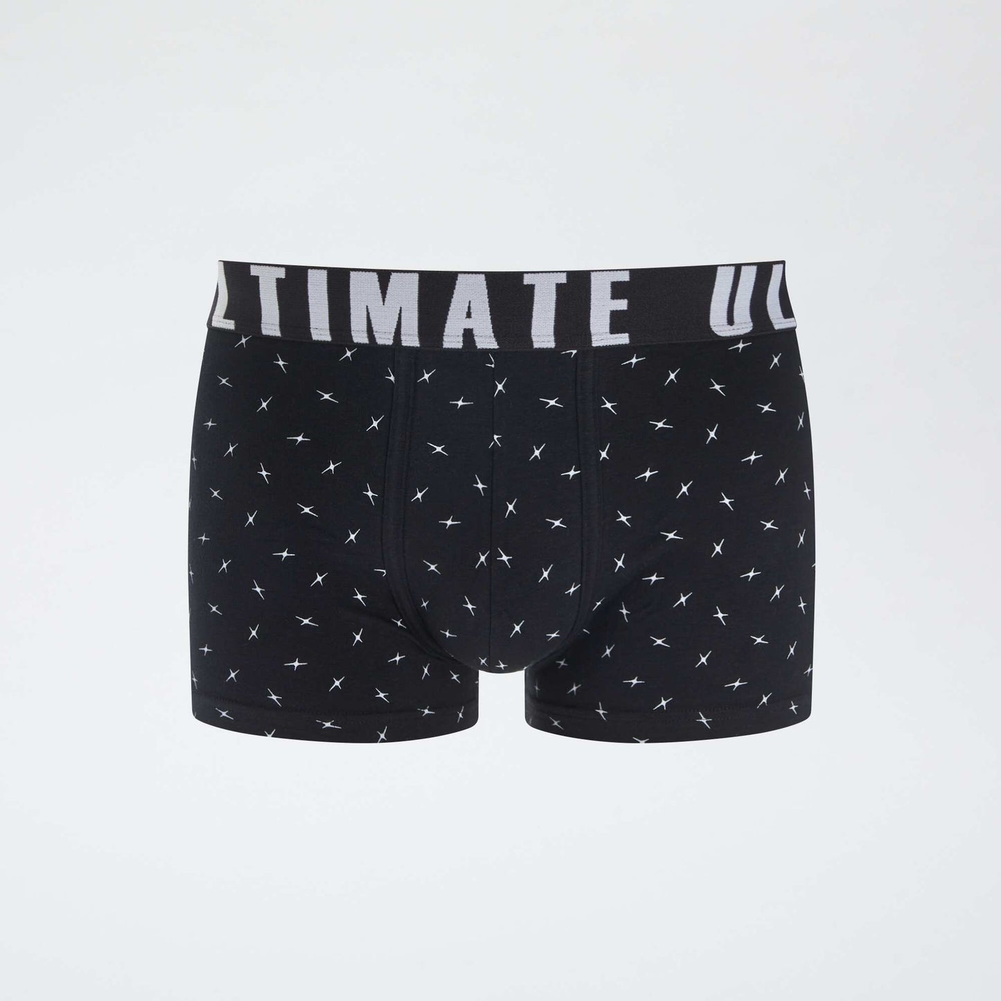 Pack of 3 patterned boxers BLACK