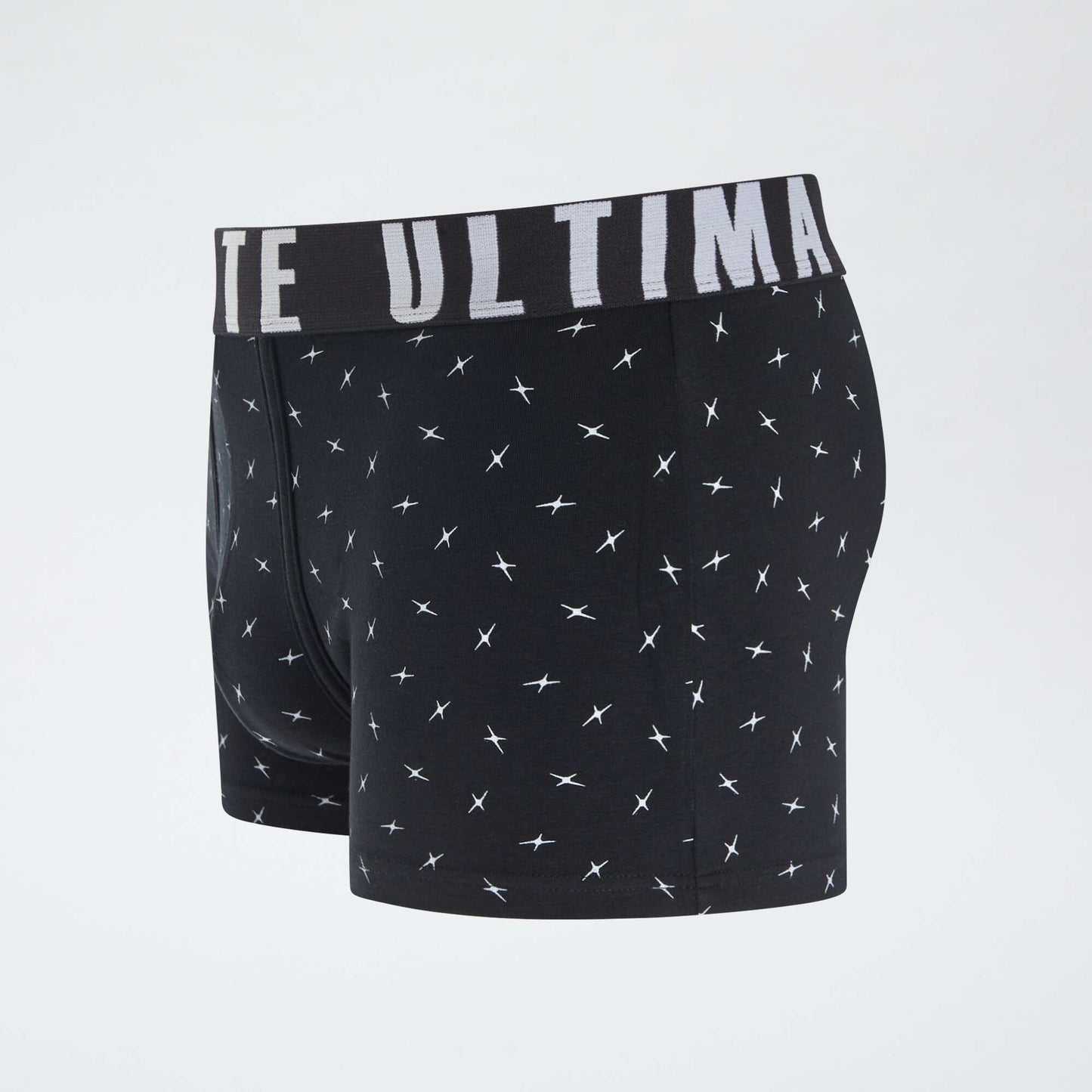 Pack of 3 patterned boxers BLACK
