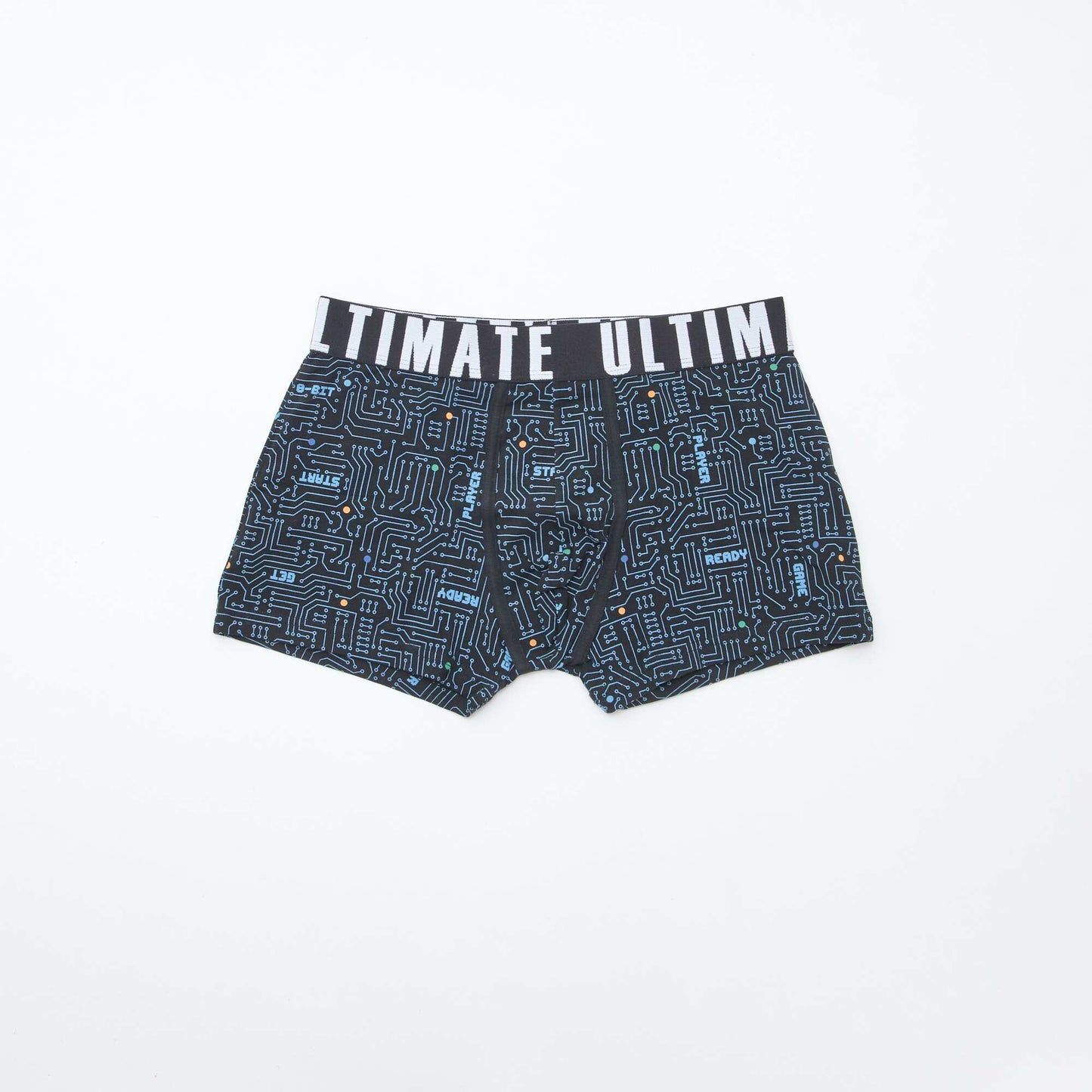 Pack of 3 patterned boxers BLUE