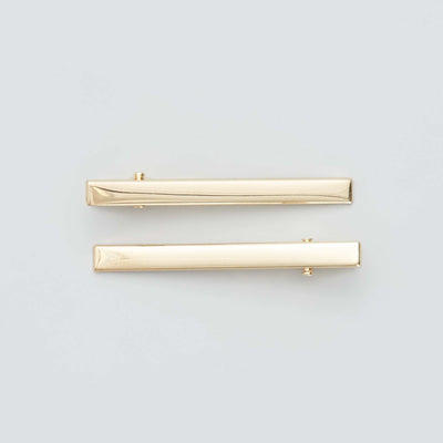 Pack of 4 alligator hair clips BEIGE