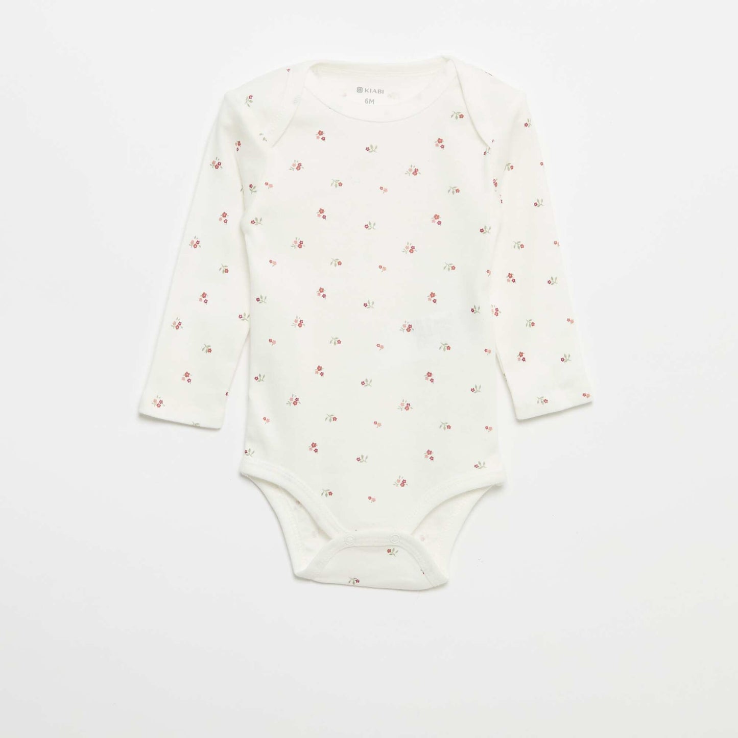 Pack of 3 long-sleeved bodies WHITE