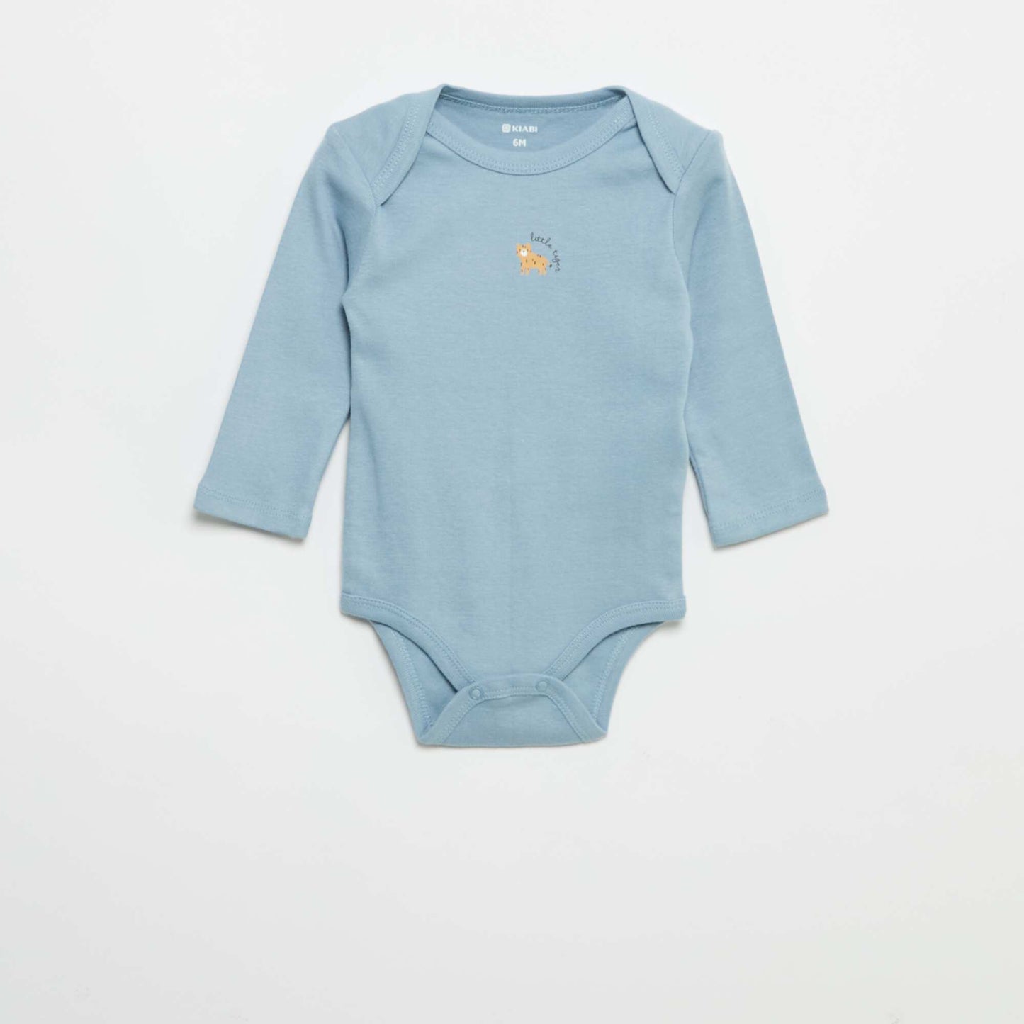 Pack of 3 long-sleeved bodies WHITE