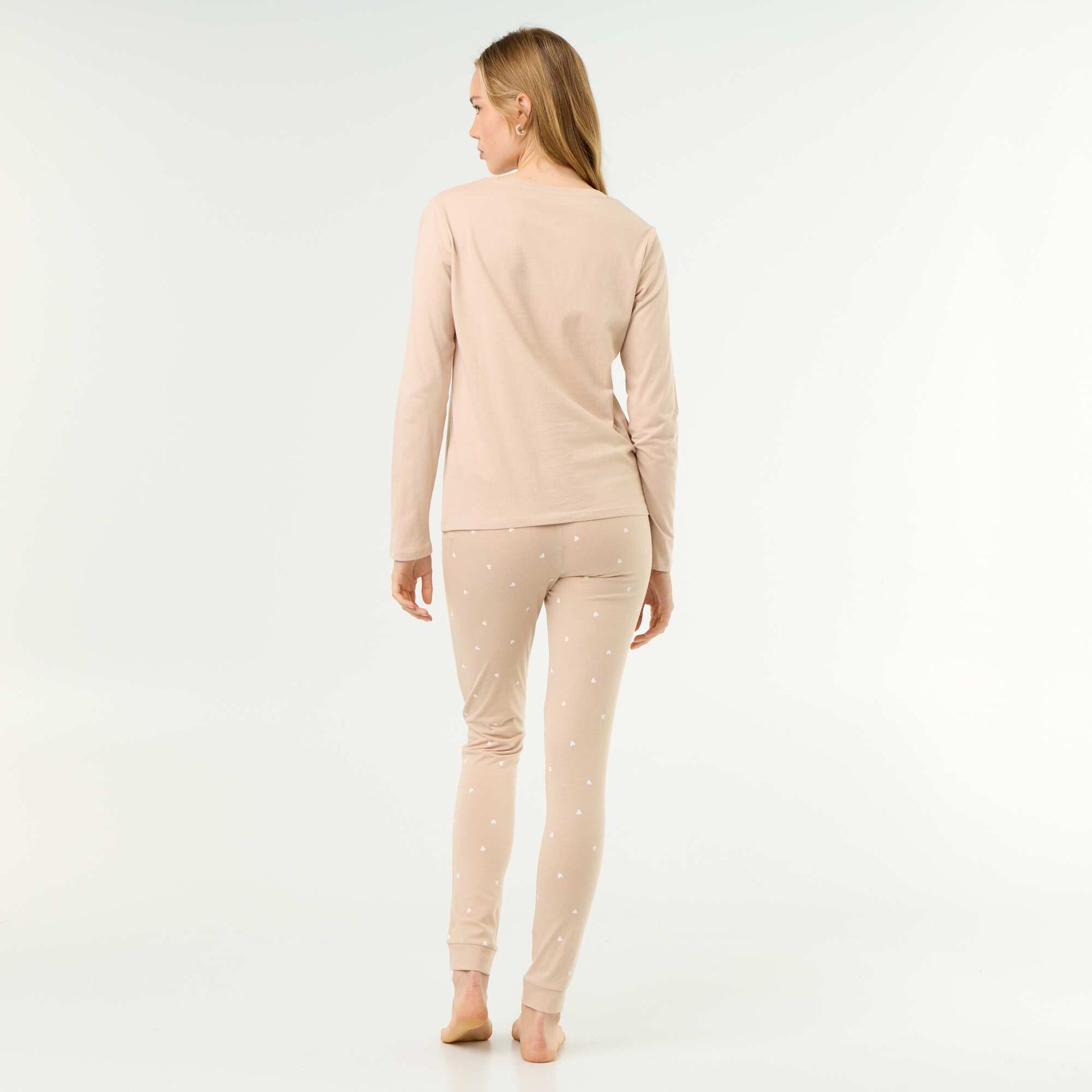 Jersey set - 2 pieces BEIGE