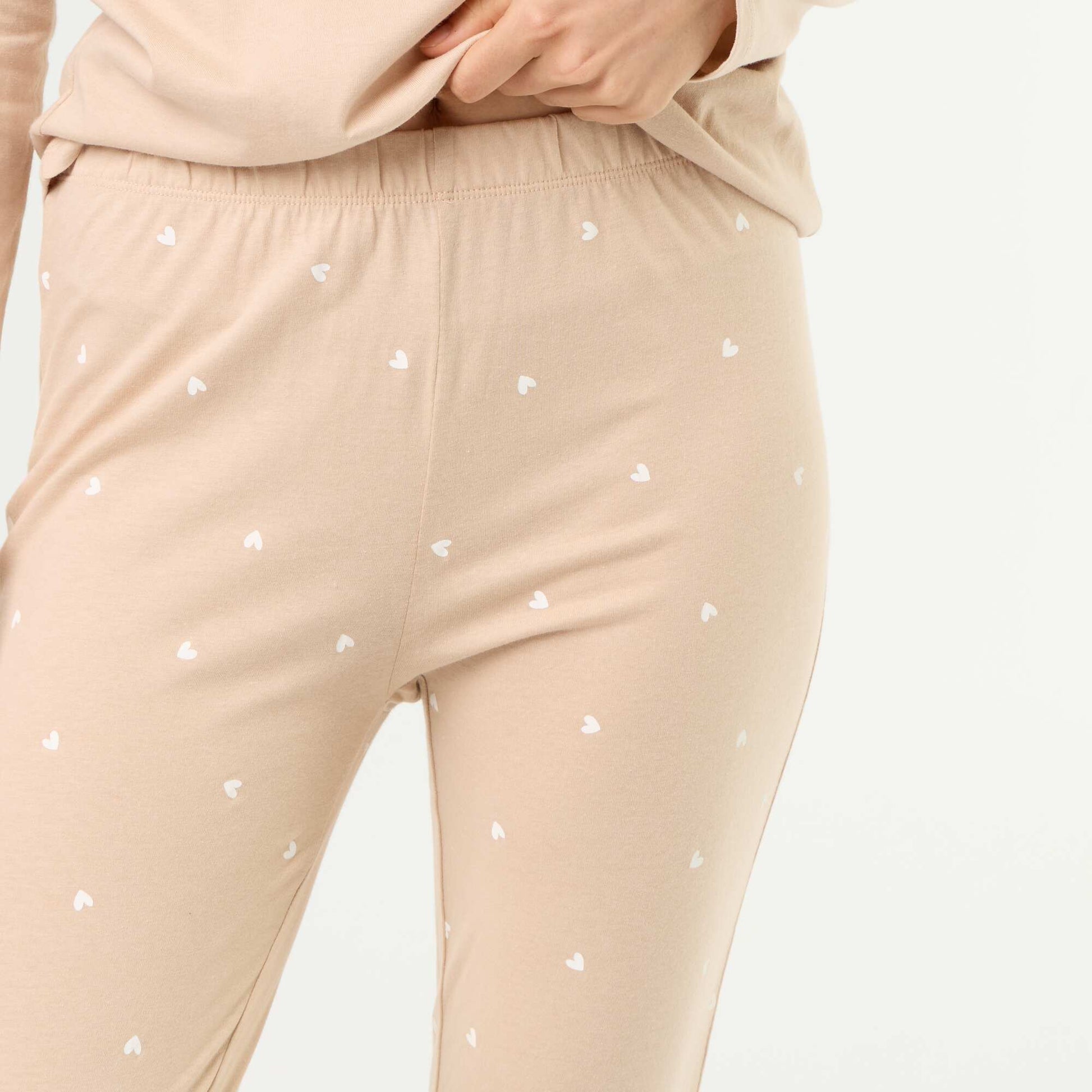 Jersey set - 2 pieces BEIGE