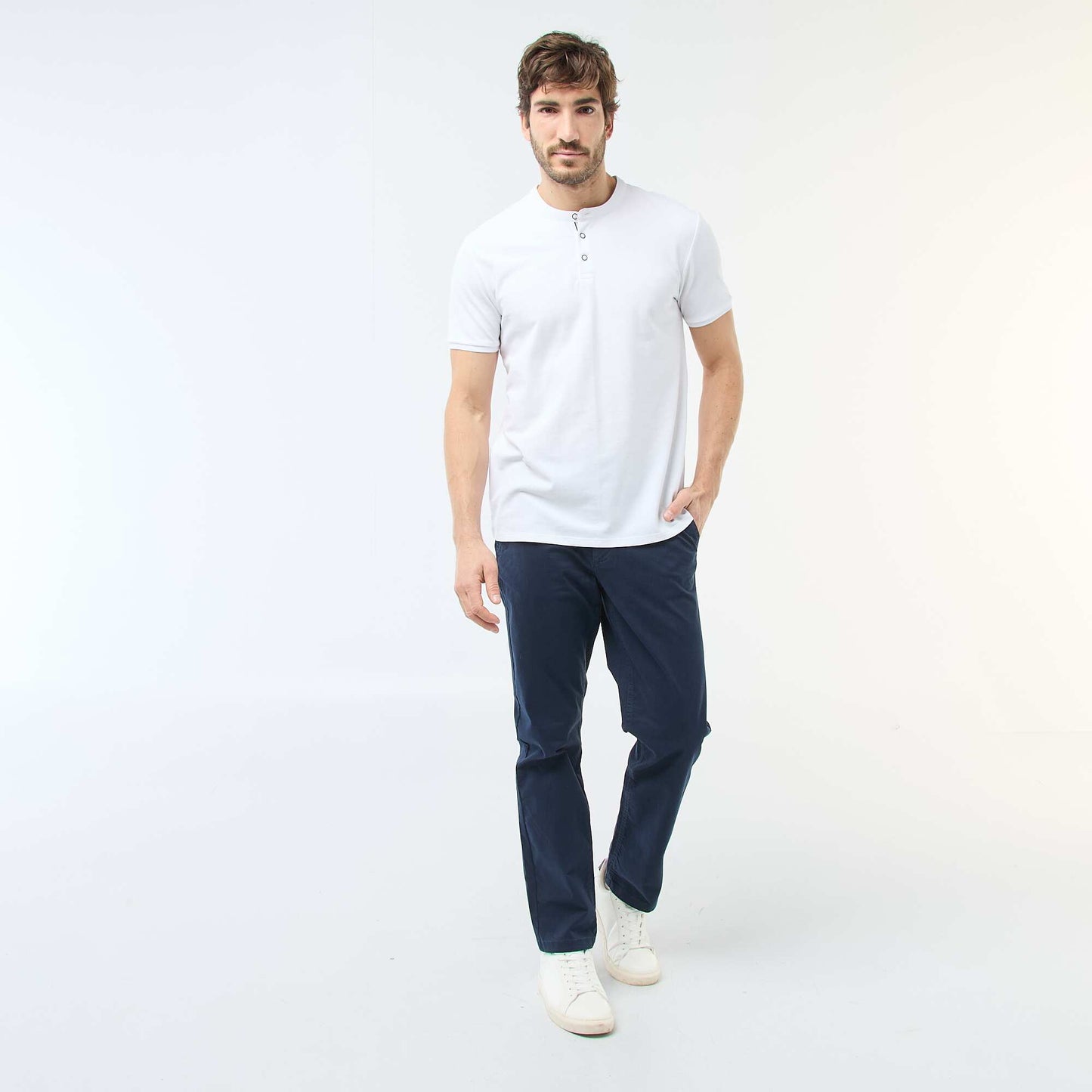 Regular-fit chinos - L32 BLUE