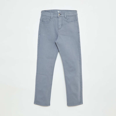 Slim-fit 5-pocket jeans GREY