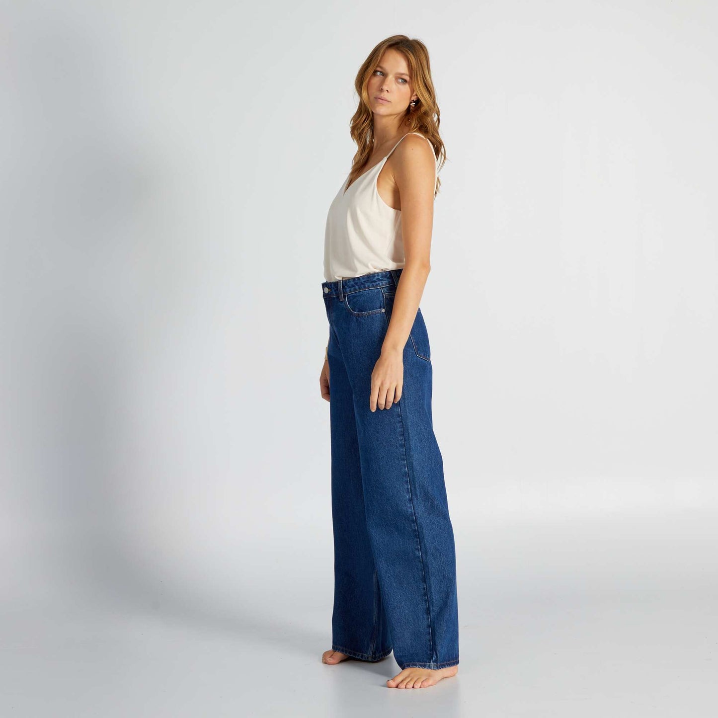 Wide Leg Jeans - L30 BLUE