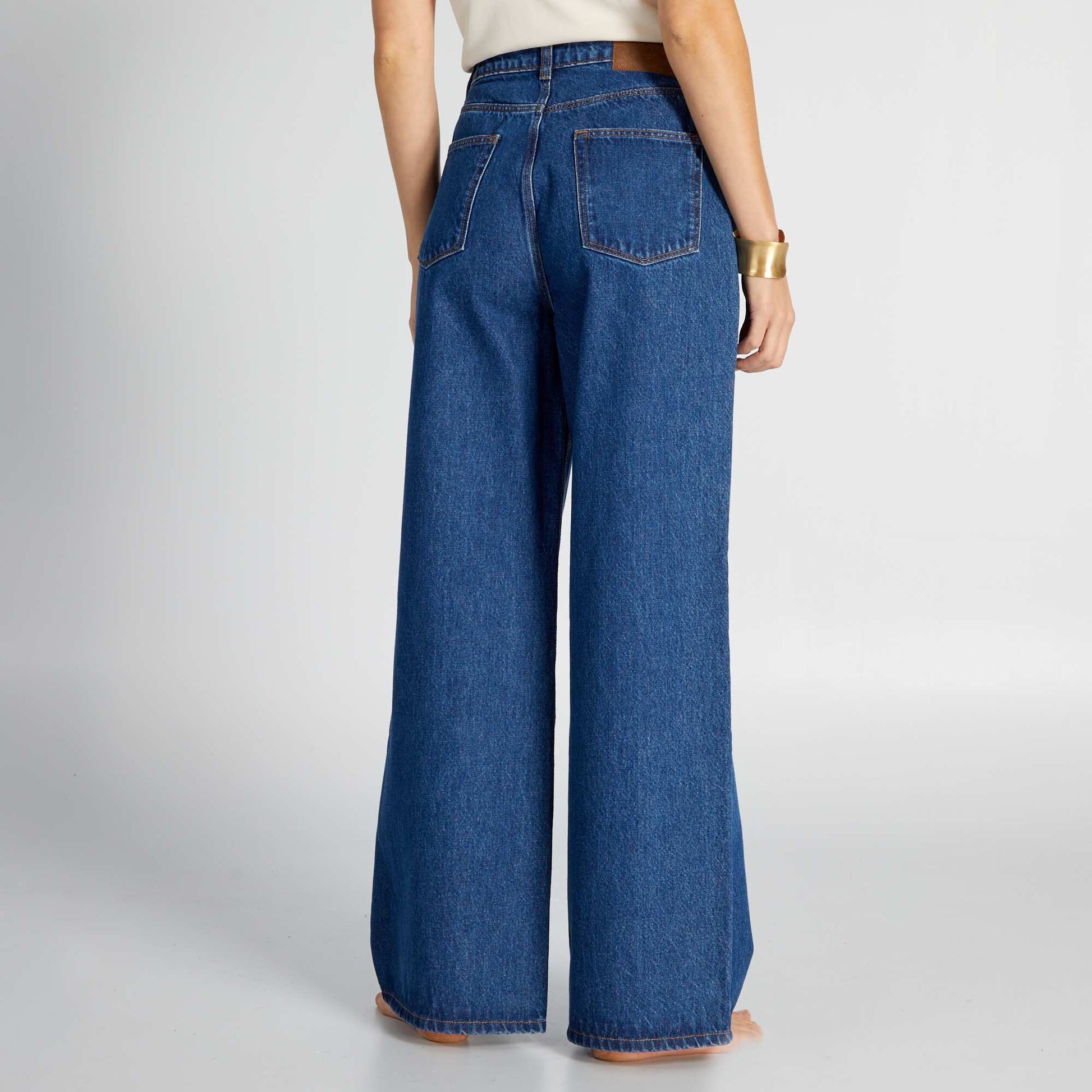Wide Leg Jeans - L30 BLUE