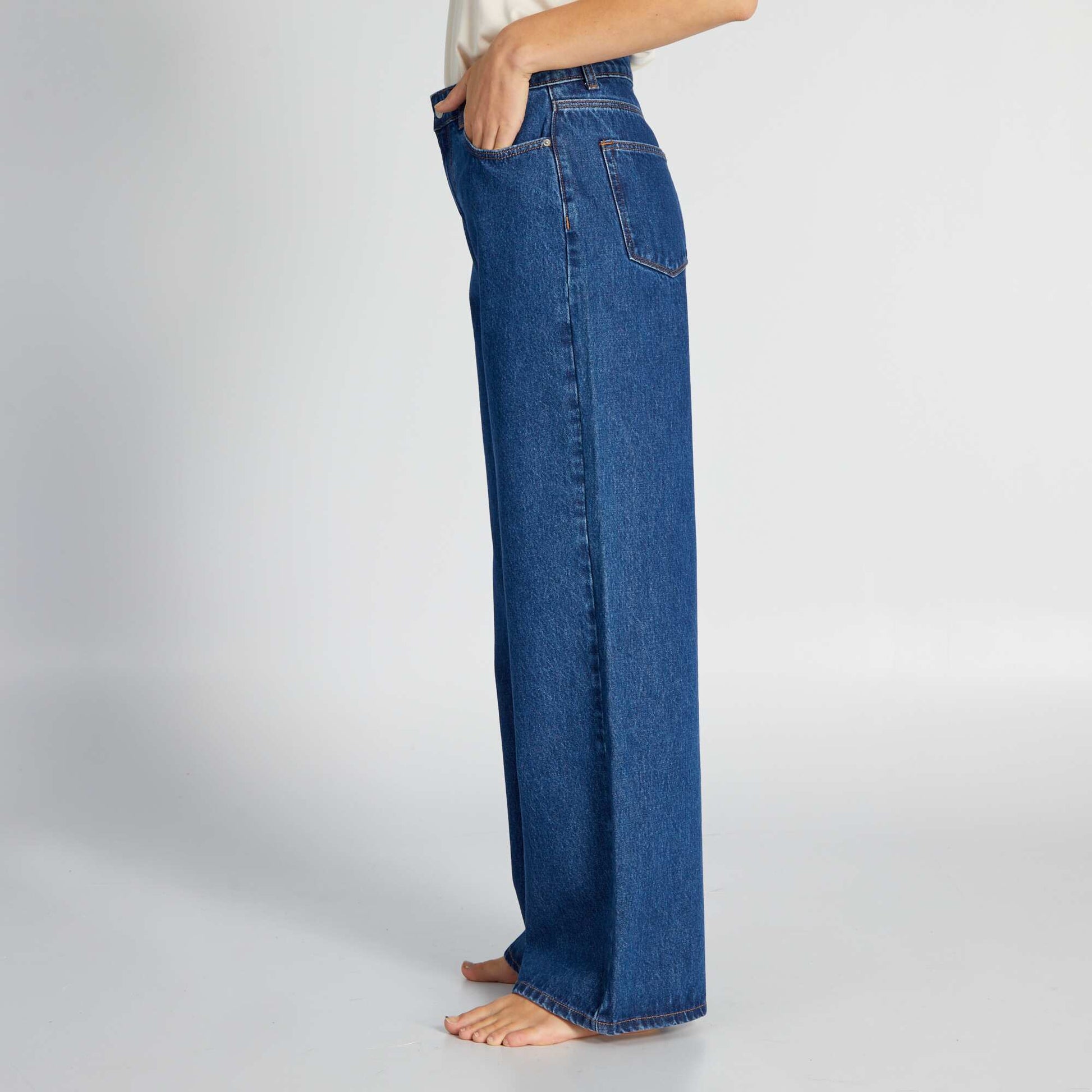 Wide Leg Jeans - L30 BLUE