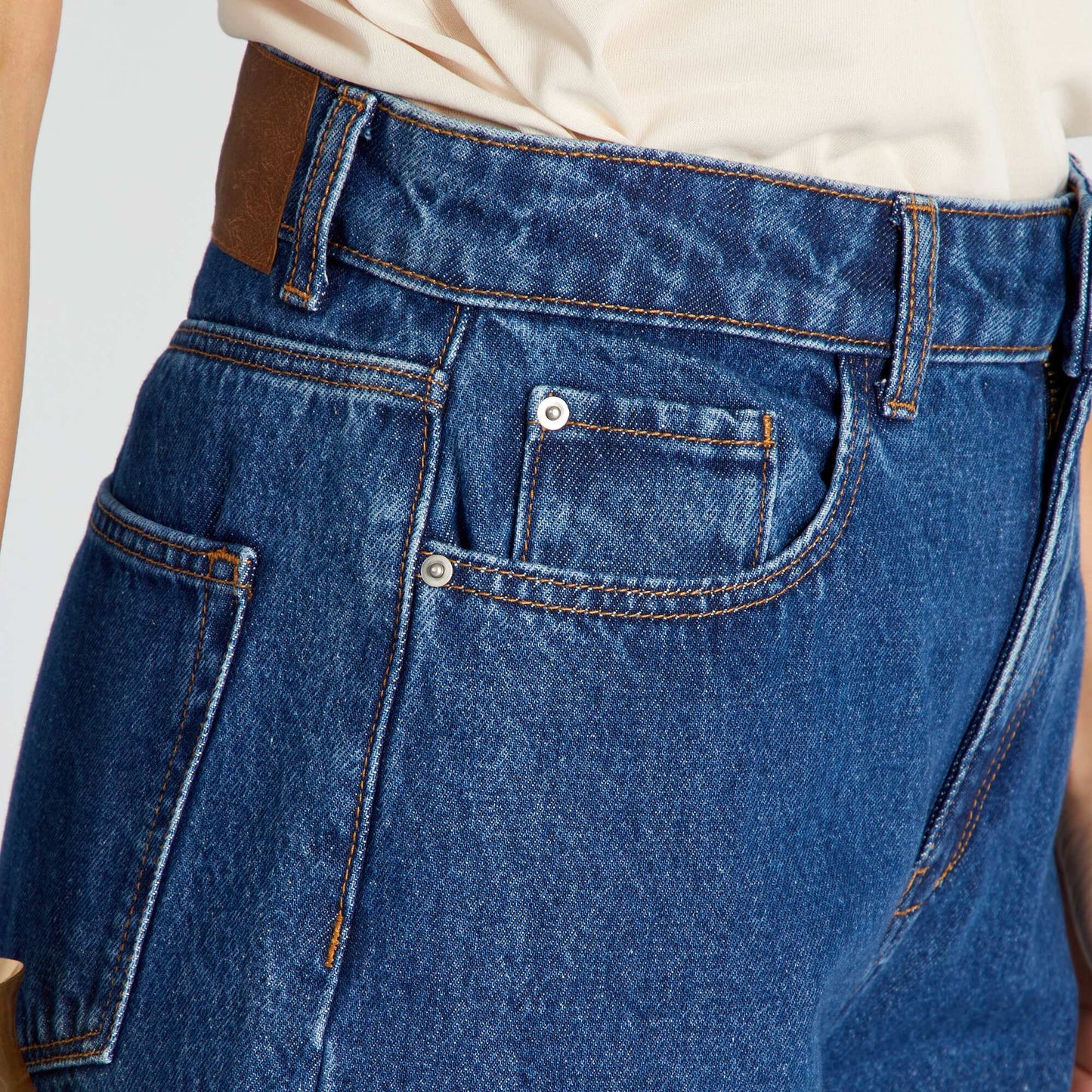 Wide Leg Jeans - L30 BLUE