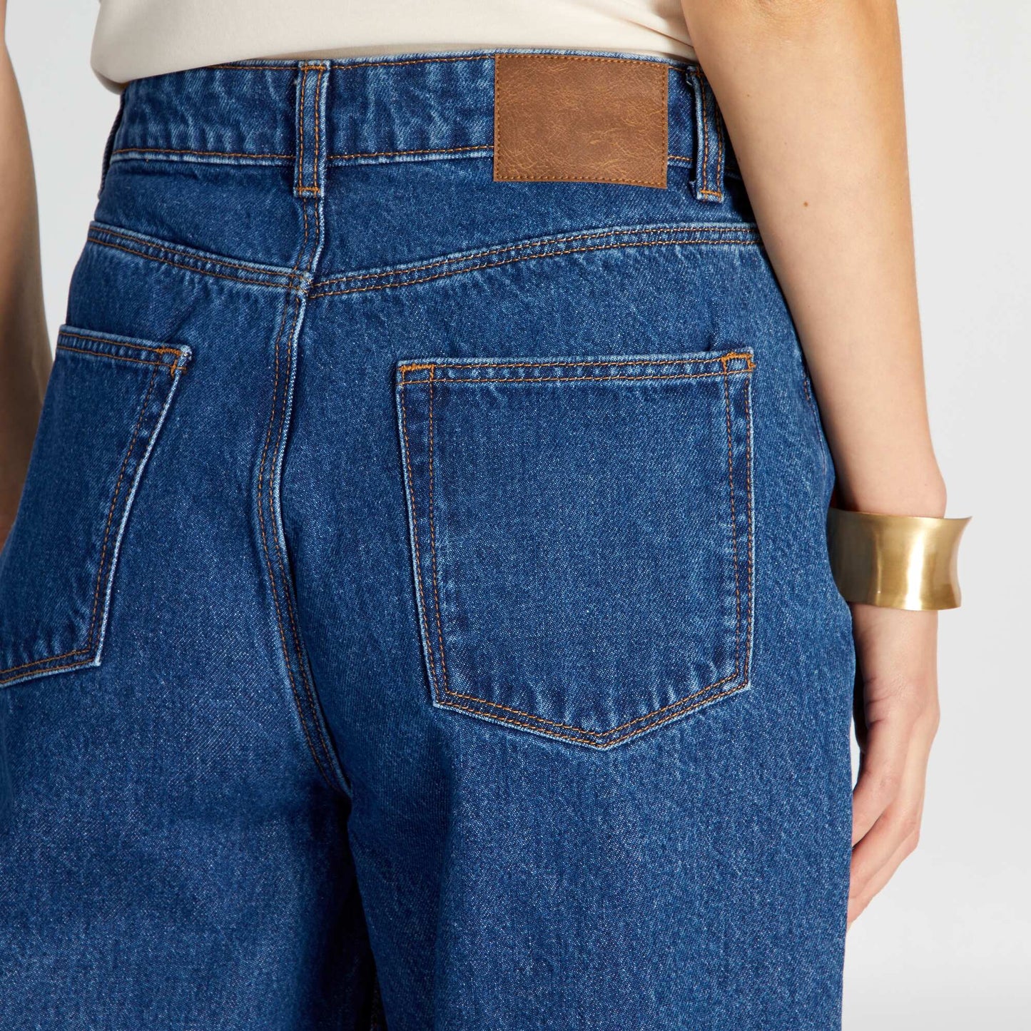 Wide Leg Jeans - L30 BLUE