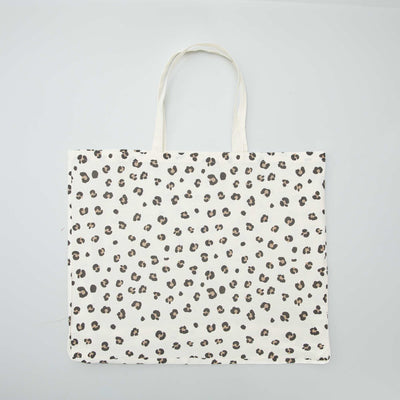 XXL canvas tote bag BEIGE